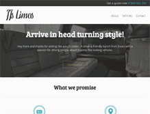 Tablet Screenshot of jjslimohireessex.co.uk